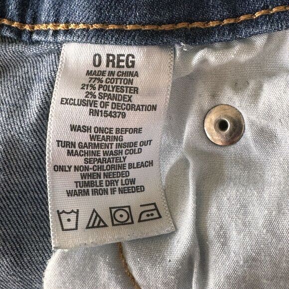 Aeropostale SZ 0R High Waisted Jegging Jeans Distressed Pockets Stretch Zip-Fly - Picture 11 of 11